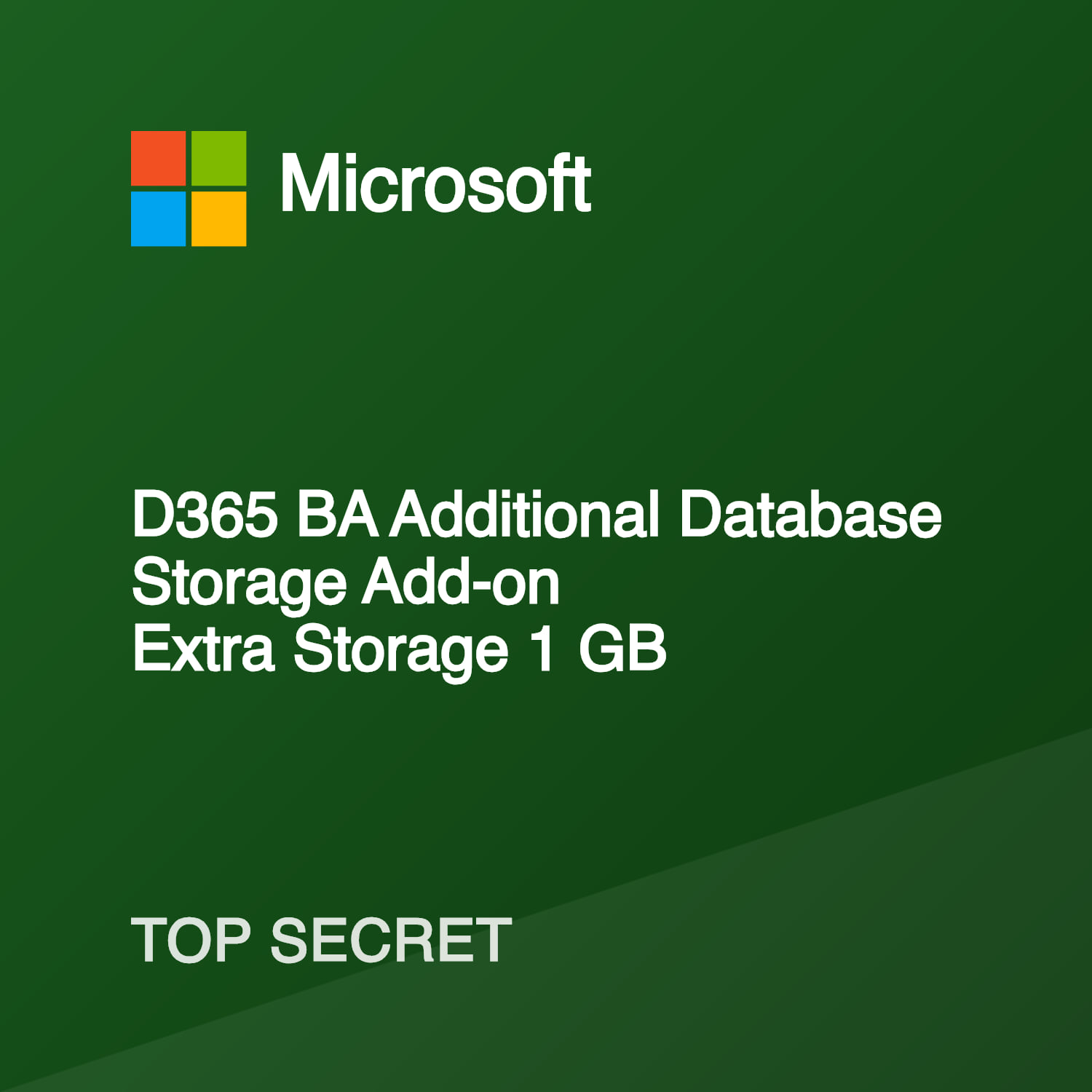 D365 BA Additional Database Storage Add-on Extra Storage 1 GB (Top ...