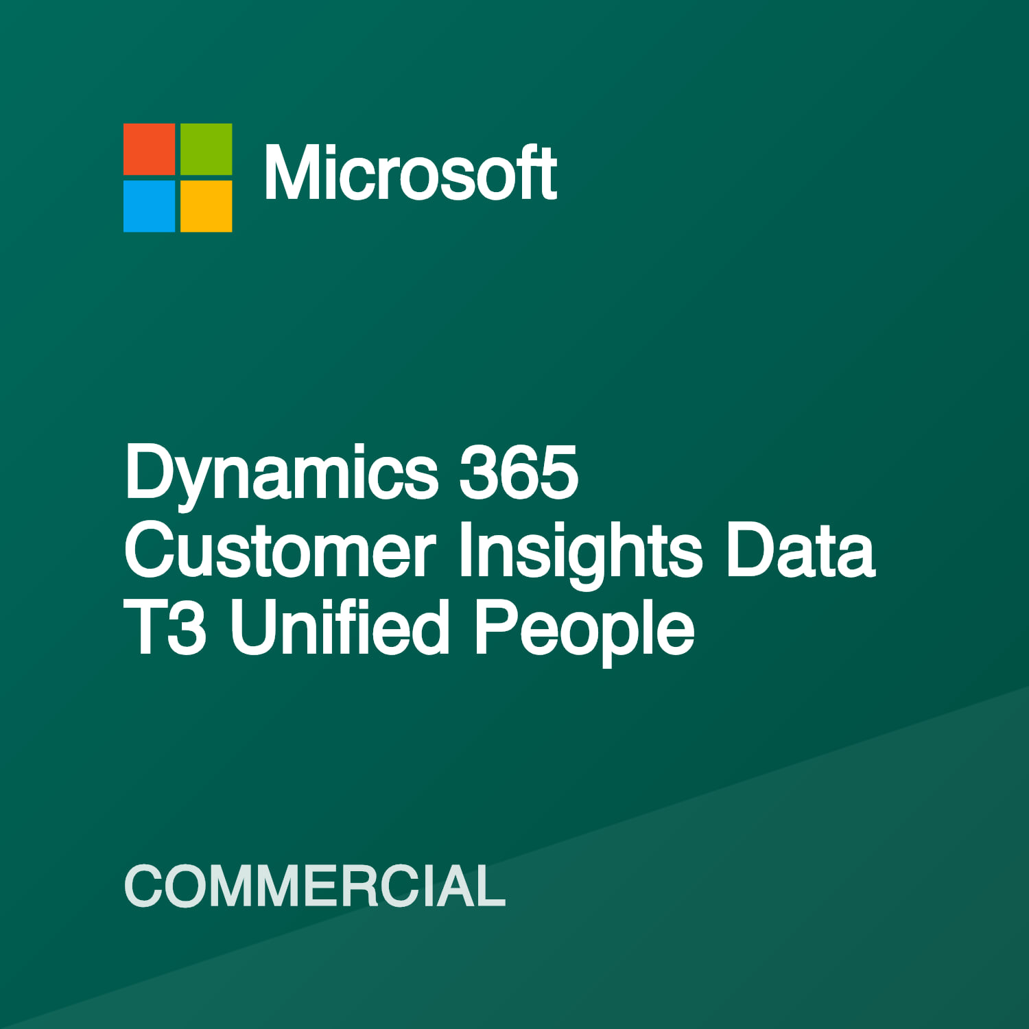 Dynamics 365 Customer Insights Data T3 Unified People — MSRP Pricing ...