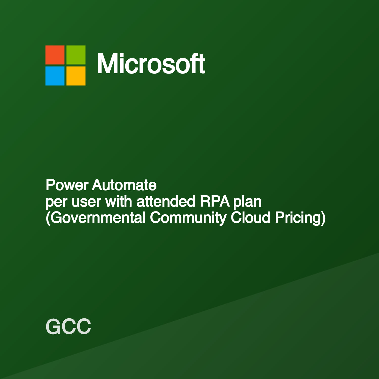 Power Automate per user with attended RPA plan (Governmental Community ...