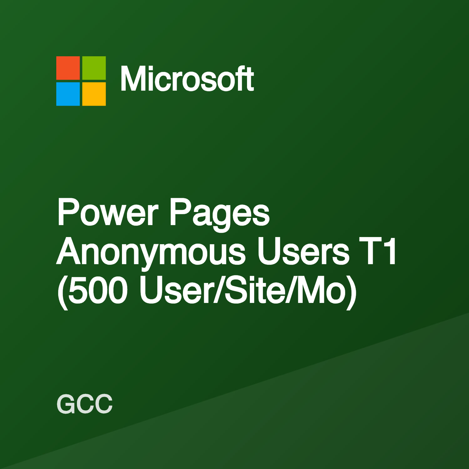 Linux Anonymous Pages Power Pages Anonymous Users T1 (500 User/Site/Mo) — MSRP Pricing ...